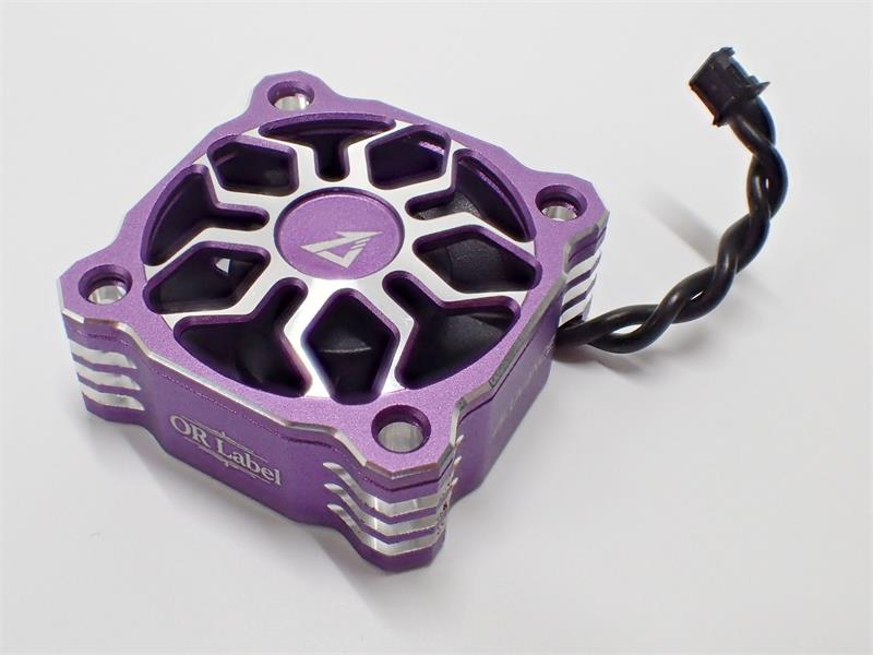Acuvance Rey Storm II 30mm High Speed Aluminum ESC Cooling Fan / Purple (60818)