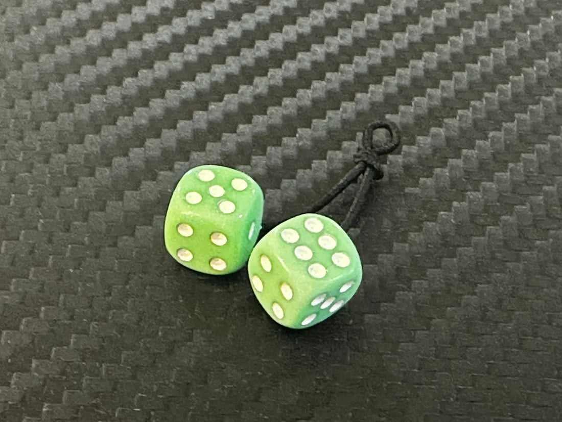 ETO Works Fuzzy Dice GLITTER Edition (Light Green) (ETW-FD-LG)