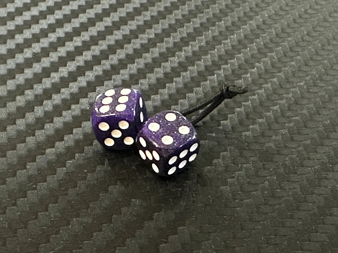 ETO Works Fuzzy Dice GLITTER Edition (Purple) (ETW-FD-PU)