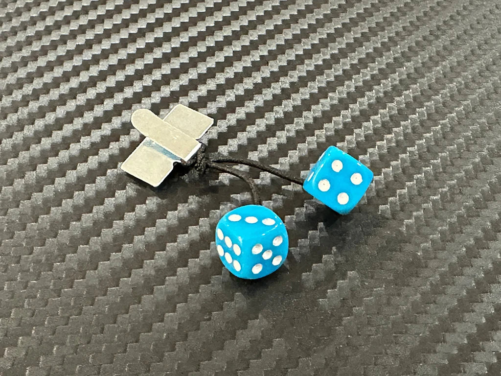 ETO Works Fuzzy Dice Neon Blue (FA-NE-BLUE)