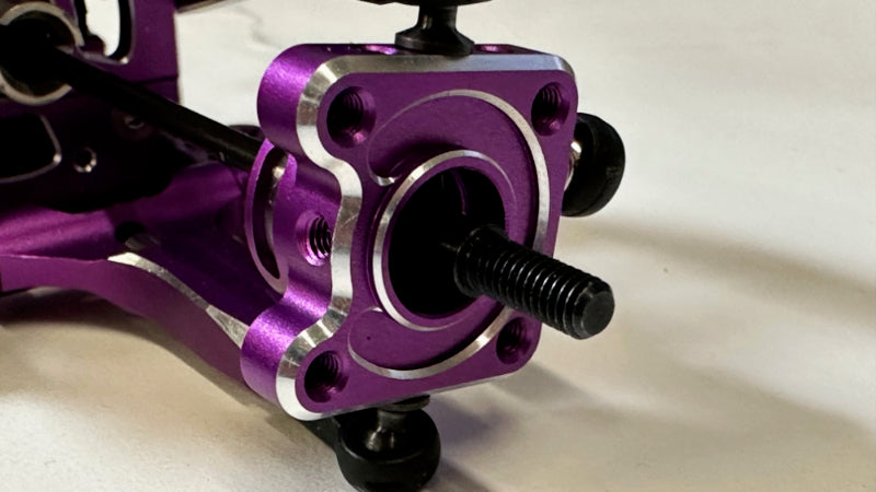 Rhino Racing -PURPLE- SHARK Rear Upright Set – For SHARK DDSS YD2 RMX RDX RR-1500P