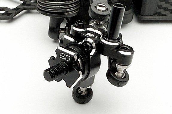 Reve D RDX Alu. Front 2mm Axle for D1-MK-B2 (2pcs.)..