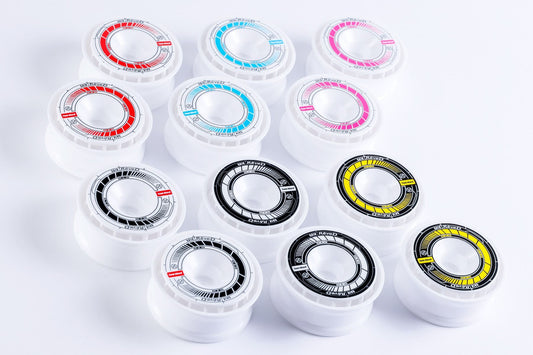 REVE D Wheel Sticker for RW-GA18 (White/Red)(RJ-WS01WR)