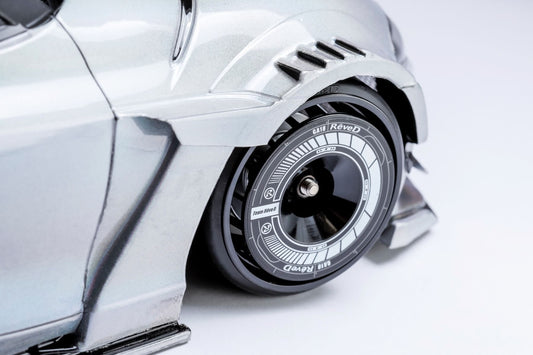 REVE D Wheel Sticker for RW-GA18 (White/Blue)(RJ-WS01WB)