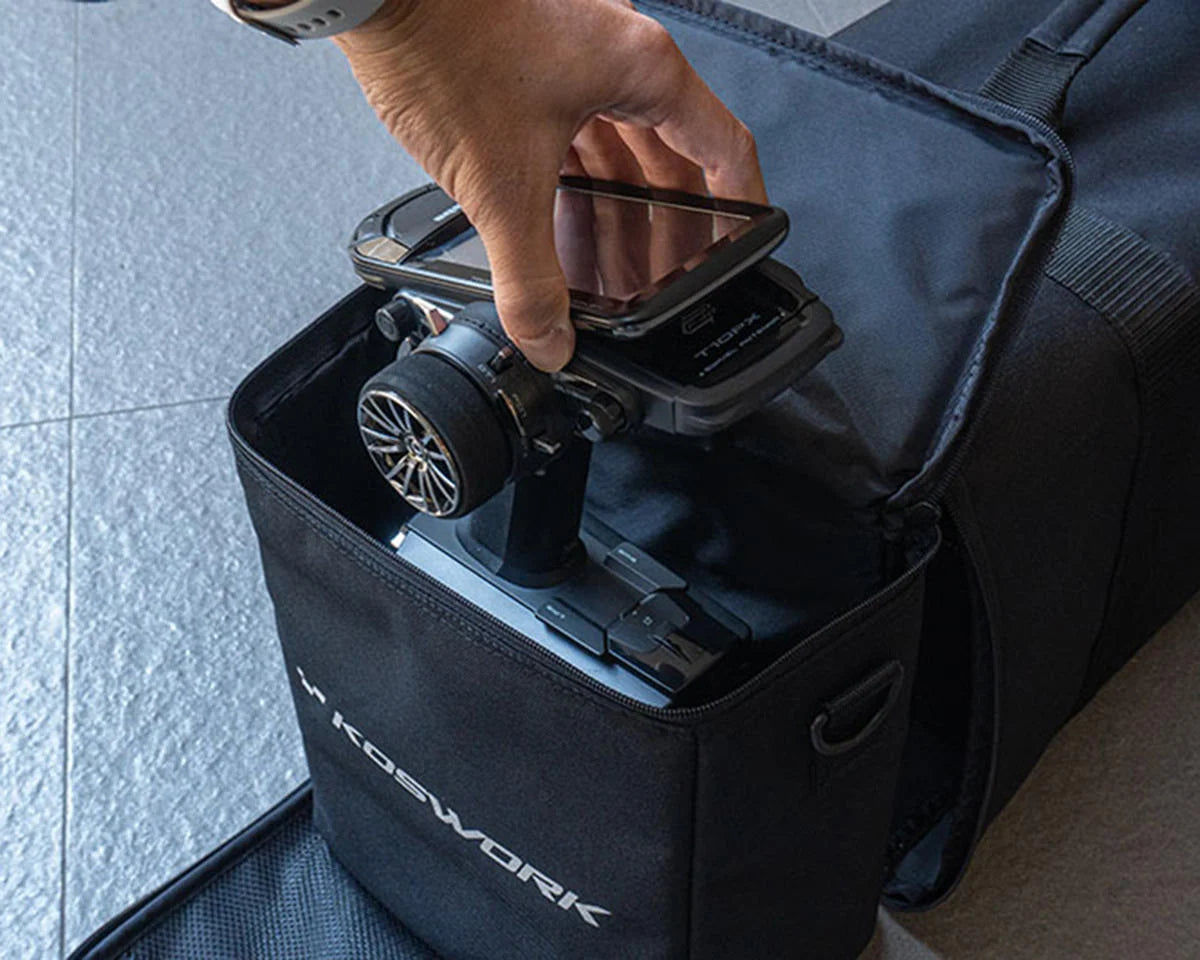 Koswork 1/10 Side Carry Touring/Drift Car Hauler Bag w/Radio Bag