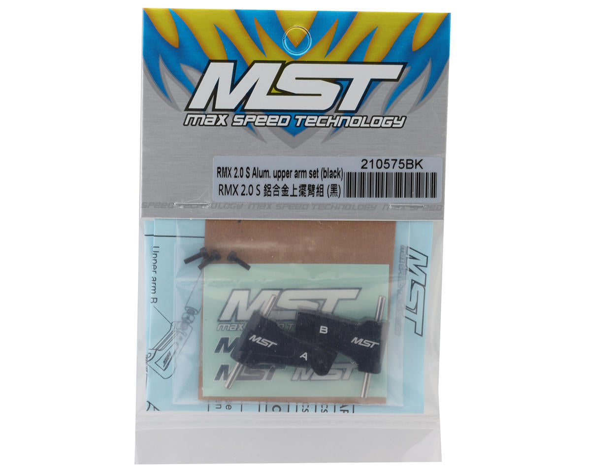MST RMX 2.0 S Aluminum Upper Arms (Black) (2)