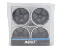 MST FS-FBK GT offset changeable wheel set (4) (Offset Changeable) w/12mm Hex
