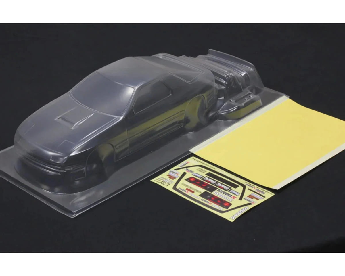 Pandora RC 1/10 Mazda Savanna RX-7 FC3S Drift Body Set (Clear) (257-260mm)