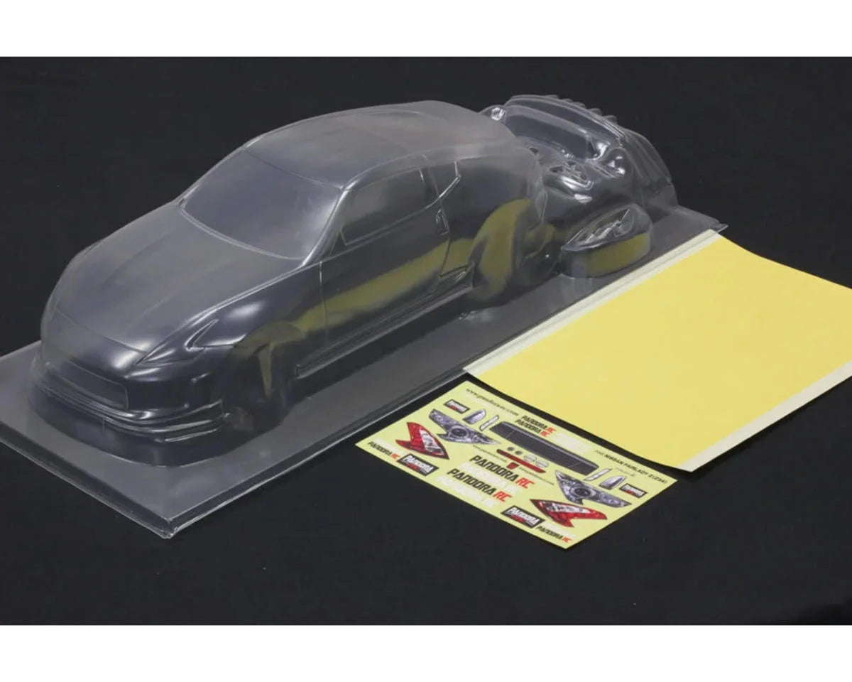 Pandora RC 1/10 Nissan Fairlady Z Z34 Drift Body Set (Clear) (257-260mm)