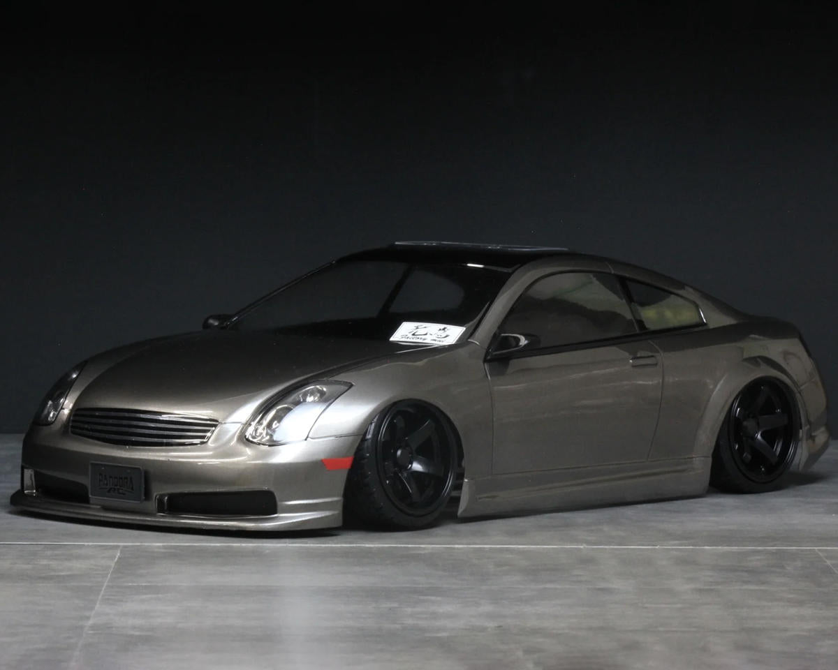 Pandora RC 1/10 Nissan V35 Skyline Drift Body Set (Clear) (Infiniti G35 Coupe) (255-260mm)