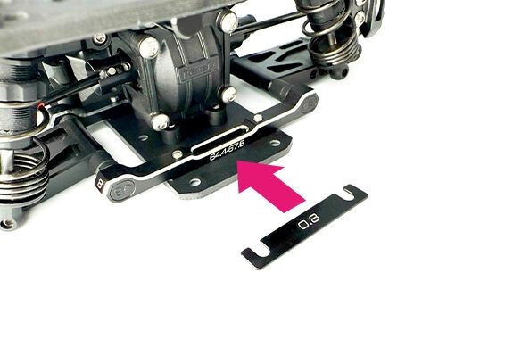REVE D ALUMINUM SUSPENSION MOUNT SPACER (0.5mm,2Pcs.)(RD-300S05)