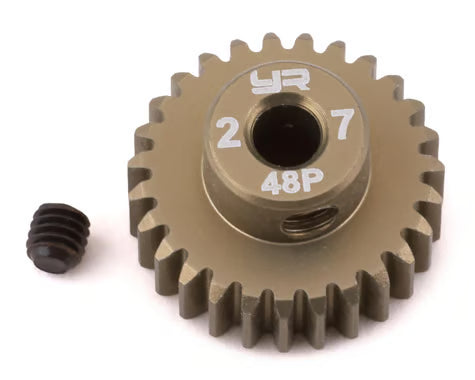 Yeah Racing 48P Hard Coated Aluminum Pinion Gear (25T)