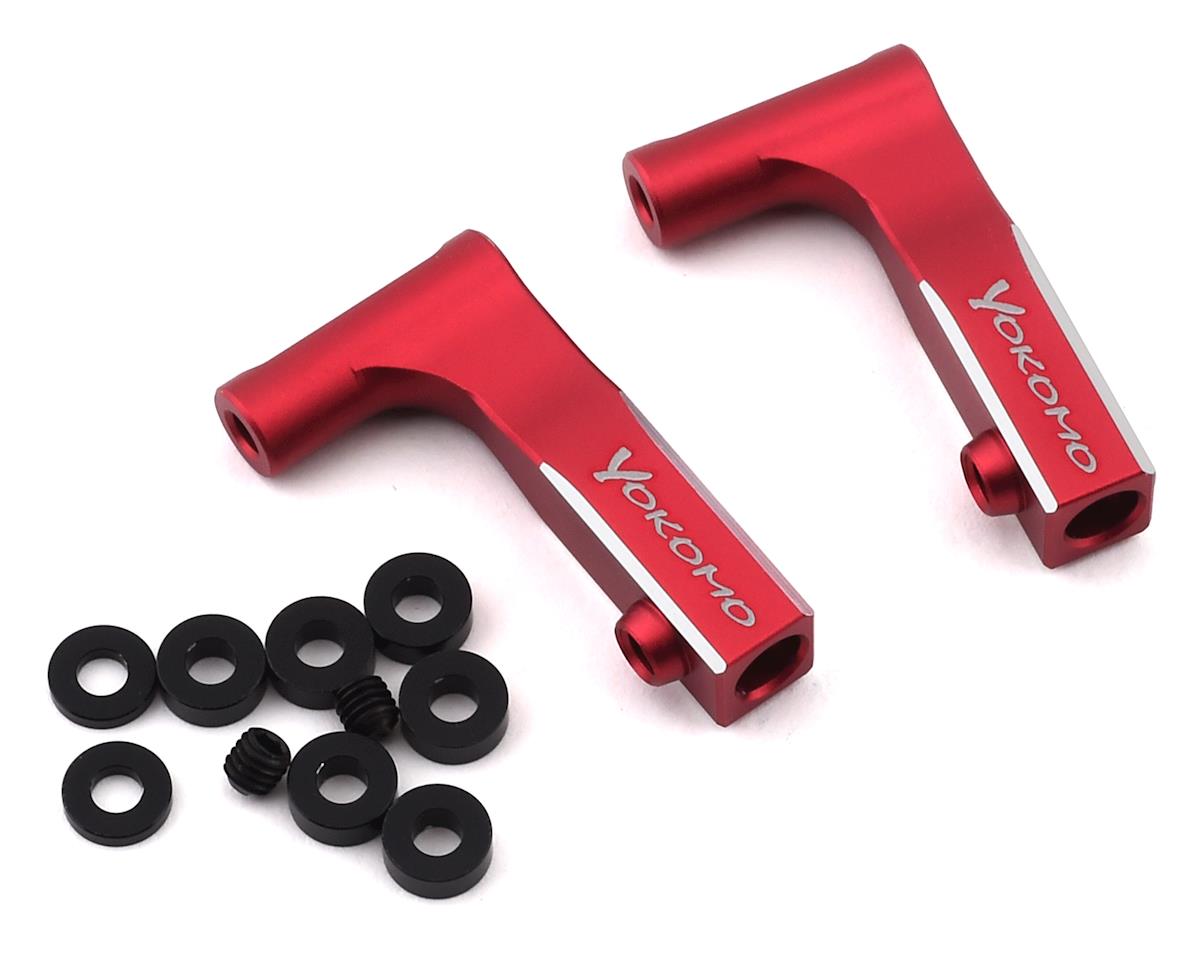 Yokomo YD-2 Aluminum Front Upper L Arm Kit (Red) (YOKY2-R08FUIA)