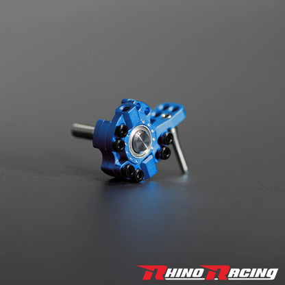 Rhino Racing SHARK - SR Series Front Steering Aluminum Knuckle Set- Blue (RR-1405BL)