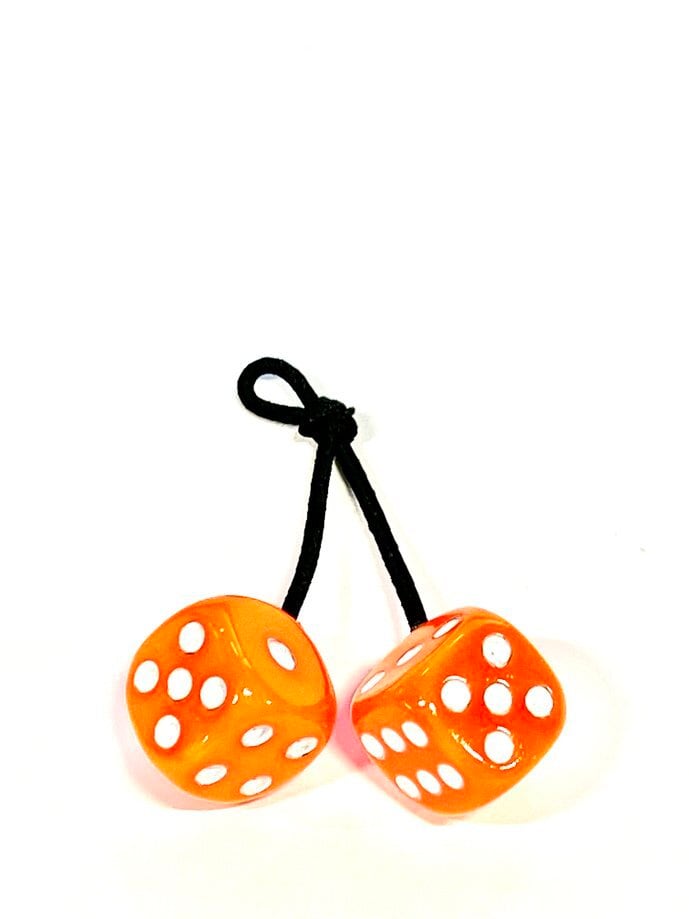ETO Works Fuzzy Dice Neon Orange