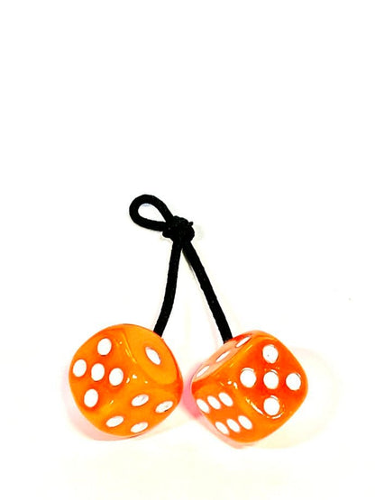 ETO Works Fuzzy Dice Neon Orange