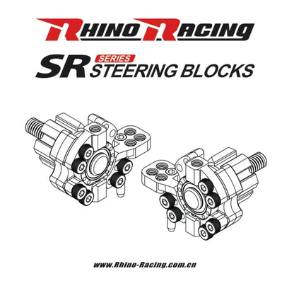 Rhino Racing SHARK - SR Series Front Steering Aluminum Knuckle Set- Purple (RR-1405P)