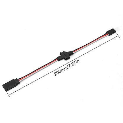 INJORA Magnetic Snap-on JR Extension Cable for RC Models