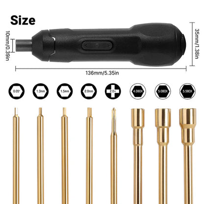 INJORA Mini Cordless Electric Screwdriver Set for 1/18 1/24 RC Crawler