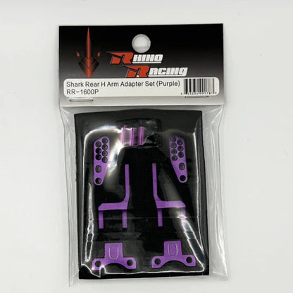 Rhino Racing SHARK - Rear H Arm Adapter Set - PURPLE[Rhino Racing] RR-1600P