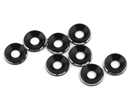 1UP Racing 7075 LowPro M3 Countersunk Washers with Shine Chamfer