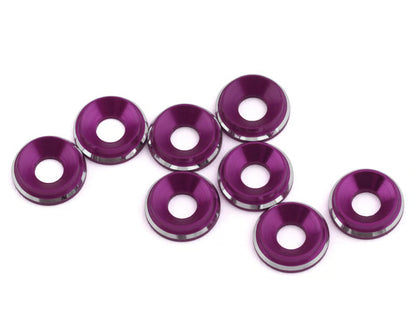 1UP Racing 7075 LowPro M3 Countersunk Washers with Shine Chamfer
