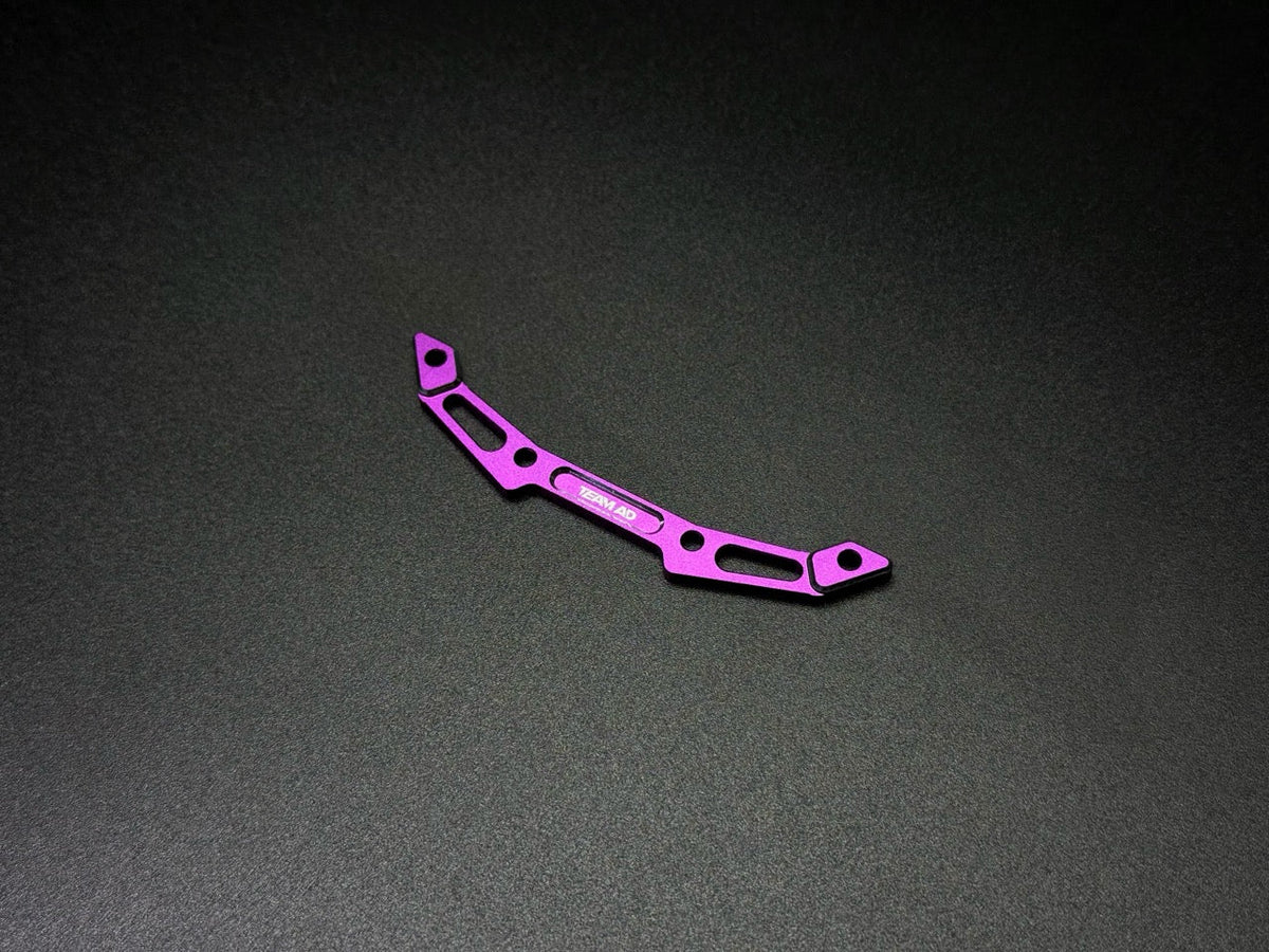 Team AD Aluminum Front Body Post Mount Brace for RC Drift Cars – Black, Red, Purple (AD-9041)