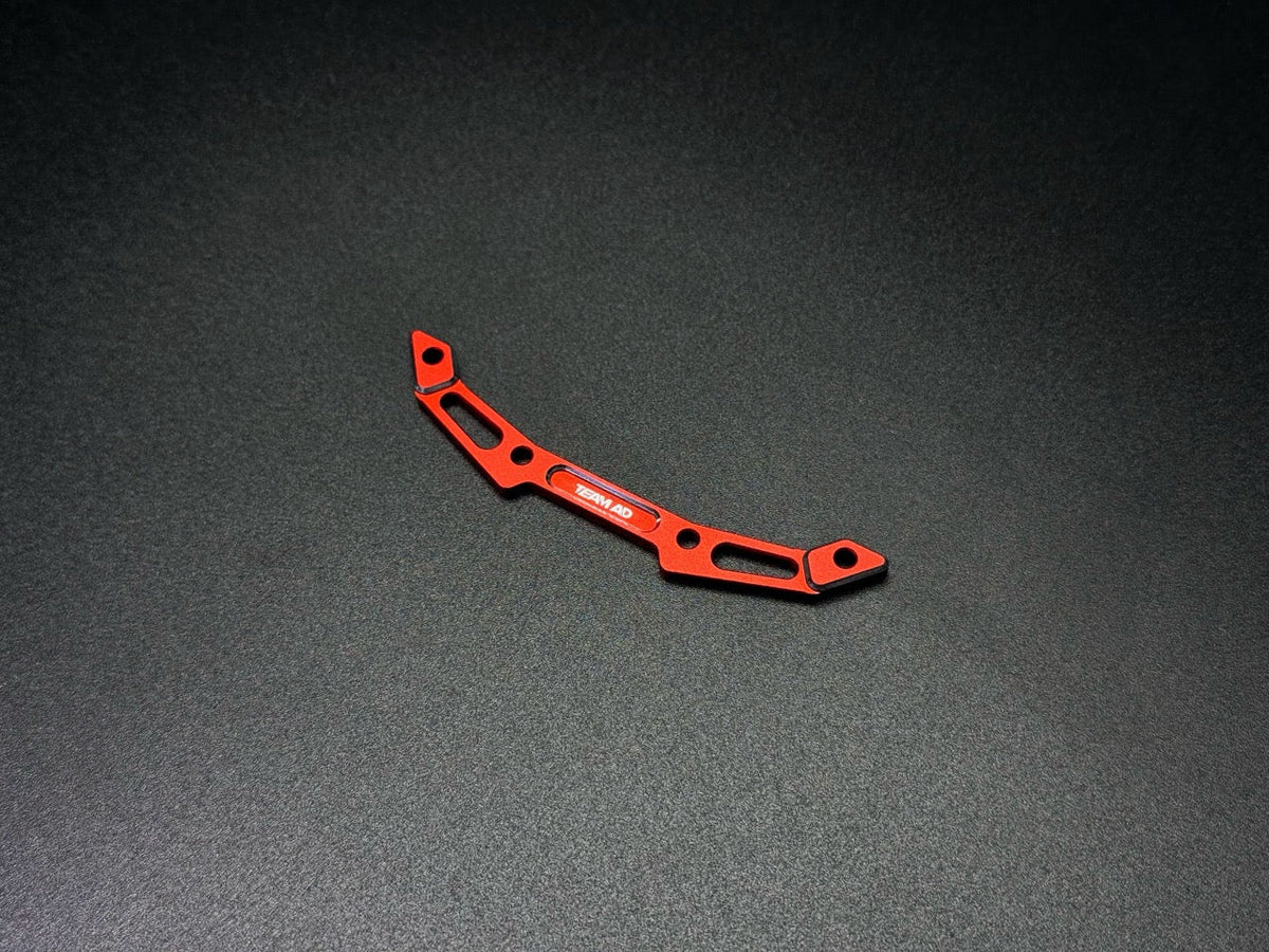 Team AD Aluminum Front Body Post Mount Brace for RC Drift Cars – Black, Red, Purple (AD-9041)