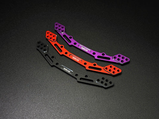 Team AD REAR ALUMINUM BODY MOUNT POST BRACE RED-  [Team AD] AD-9040R