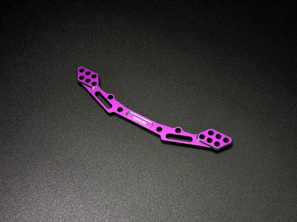 Team AD REAR ALUMINUM BODY MOUNT POST BRACE - PURPLE [Team AD] AD-9040P (purple)
