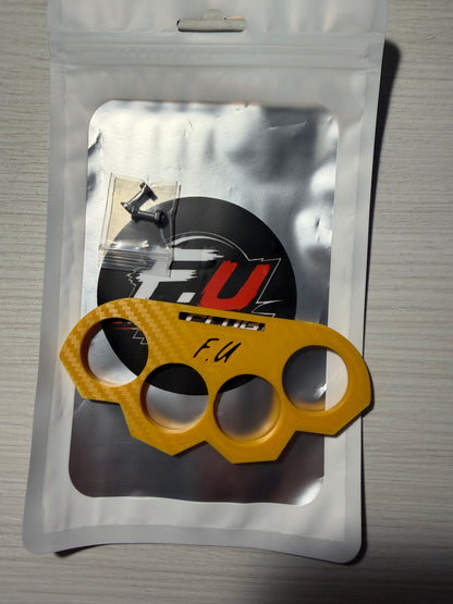 F.U RC CLUB Brass Knuckle Rear Bumper (Yellow)