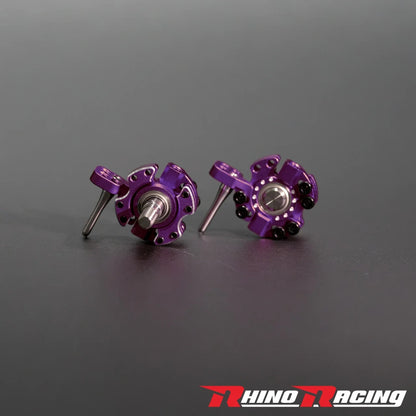 Rhino Racing SHARK - SR Series Front Steering Aluminum Knuckle Set- Purple (RR-1405P)