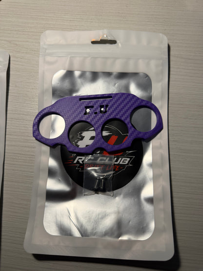 F.U RC CLUB Brass Knuckle Rear Bumper (Purple)