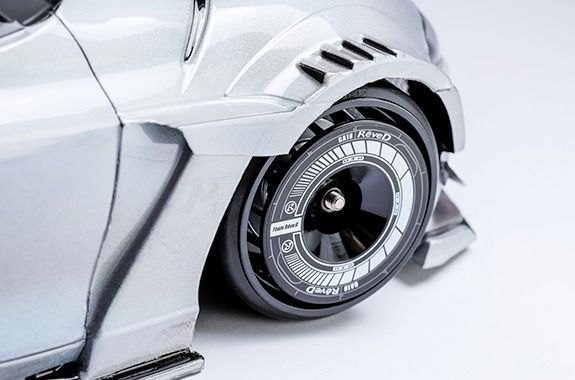 REVE D Wheel Sticker for RW-GA18 (Black/White)(RJ-WS01KW)