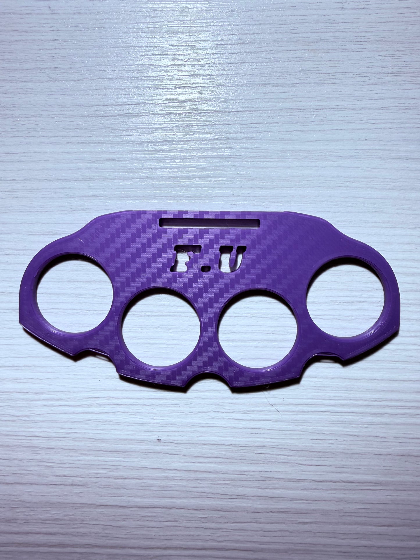 F.U RC CLUB Brass Knuckle Rear Bumper (Purple)
