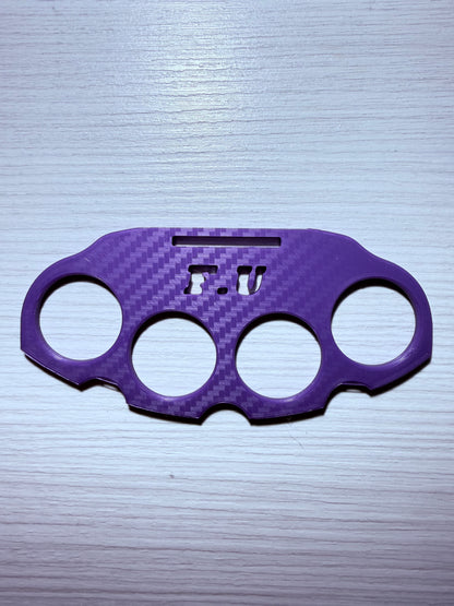 F.U RC CLUB Brass Knuckle Rear Bumper (Purple)
