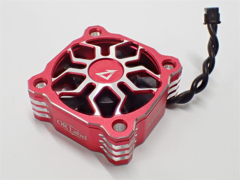 Acuvance Rey Storm II 30mm High Speed Aluminum ESC Cooling Fan / Red (60819)