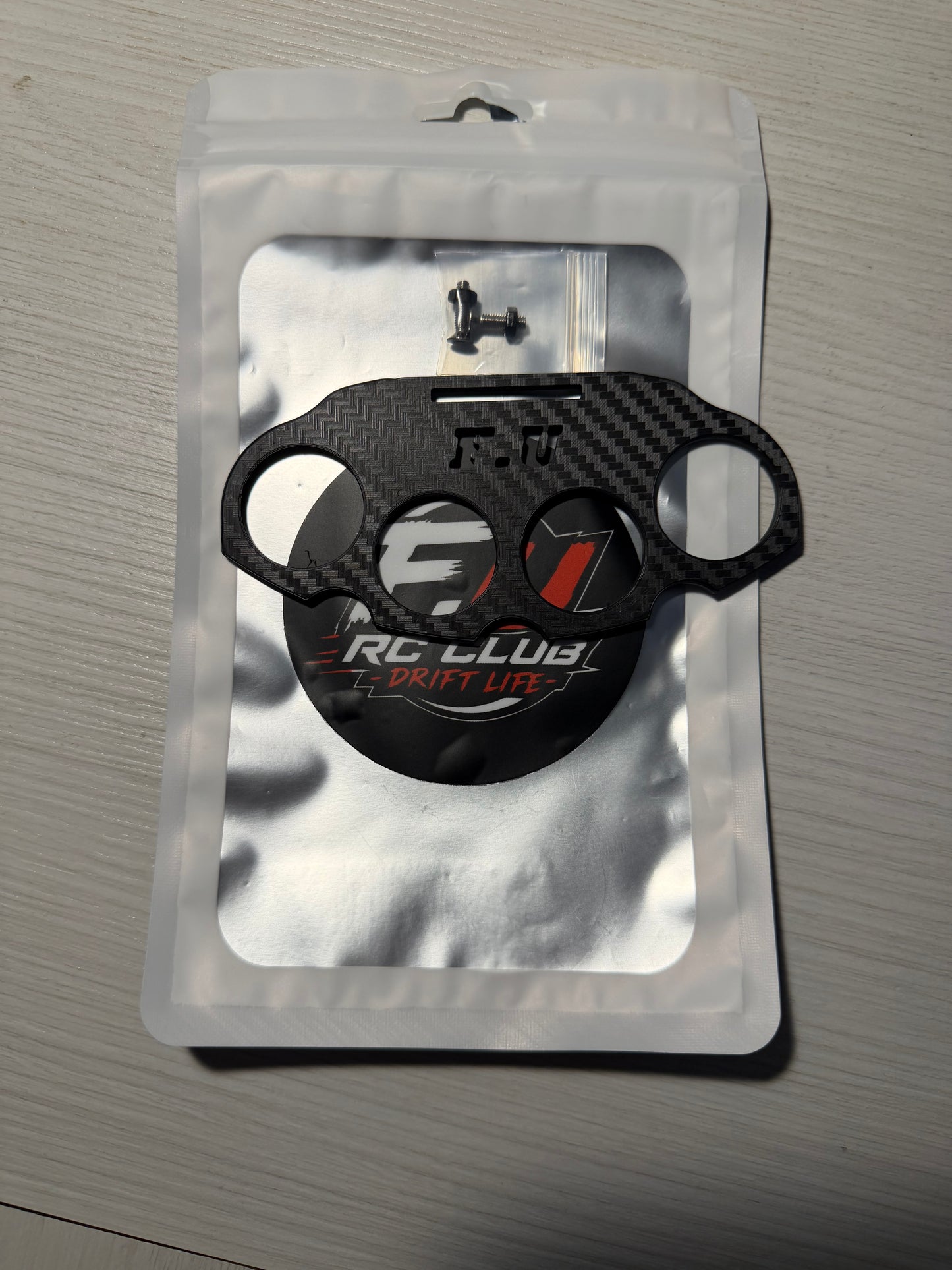 F.U RC CLUB Brass Knuckle Rear Bumper (Black)