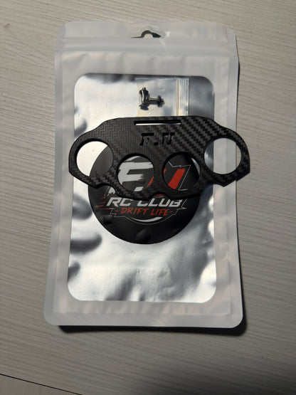 F.U RC CLUB Brass Knuckle Rear Bumper (Black)