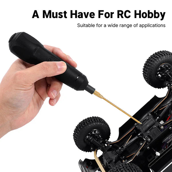 INJORA Mini Cordless Electric Screwdriver Set for 1/18 1/24 RC Crawler
