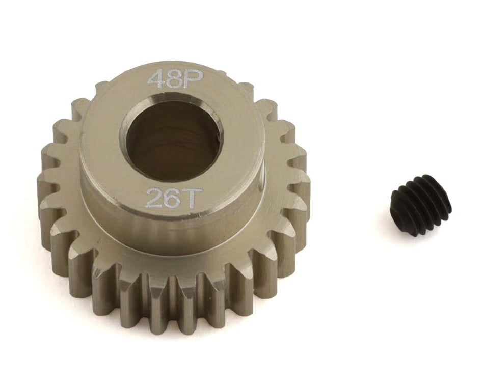 ProTek RC 48P Lightweight Hard Anodized Aluminum Pinion Gear (3.17mm Bore)