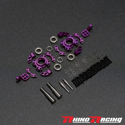 Rhino Racing SHARK - SR Series Front Steering Aluminum Knuckle Set- Purple (RR-1405P)
