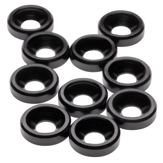 1UP Racing Premium Aluminum Countersunk Spacers - RC Drift Chassis Hardware (10pk)