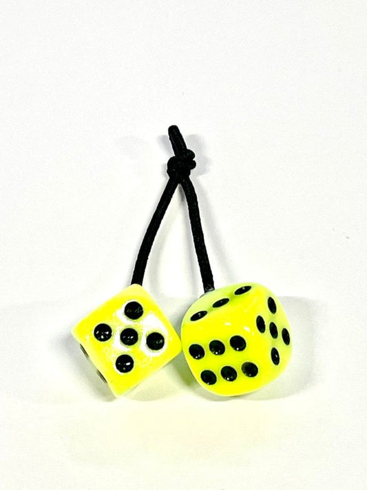 ETO Works Fuzzy Dice Neon YELLOW
