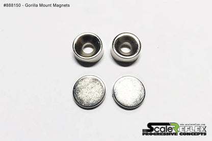 Scale Reflex MAGNETS SET (FRONT&REAR) FOR Gorilla Stealth Magnet (4PC) *ULTRA STRONG* [Scale Reflex] 888150