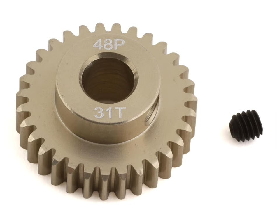 ProTek RC 48P Lightweight Hard Anodized Aluminum Pinion Gear (3.17mm Bore)