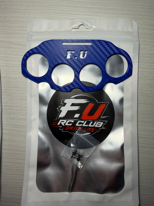 F.U RC CLUB Brass Knuckle Rear Bumper (Blue)