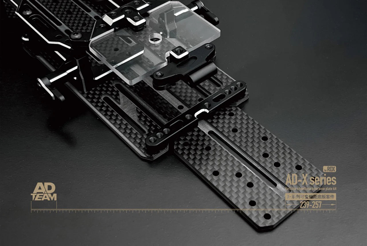 Team AD AD-X series RDX Adjustable Wheelbase Conversion Kit (DDSS) - RED [TEAM AD] AD-9020R