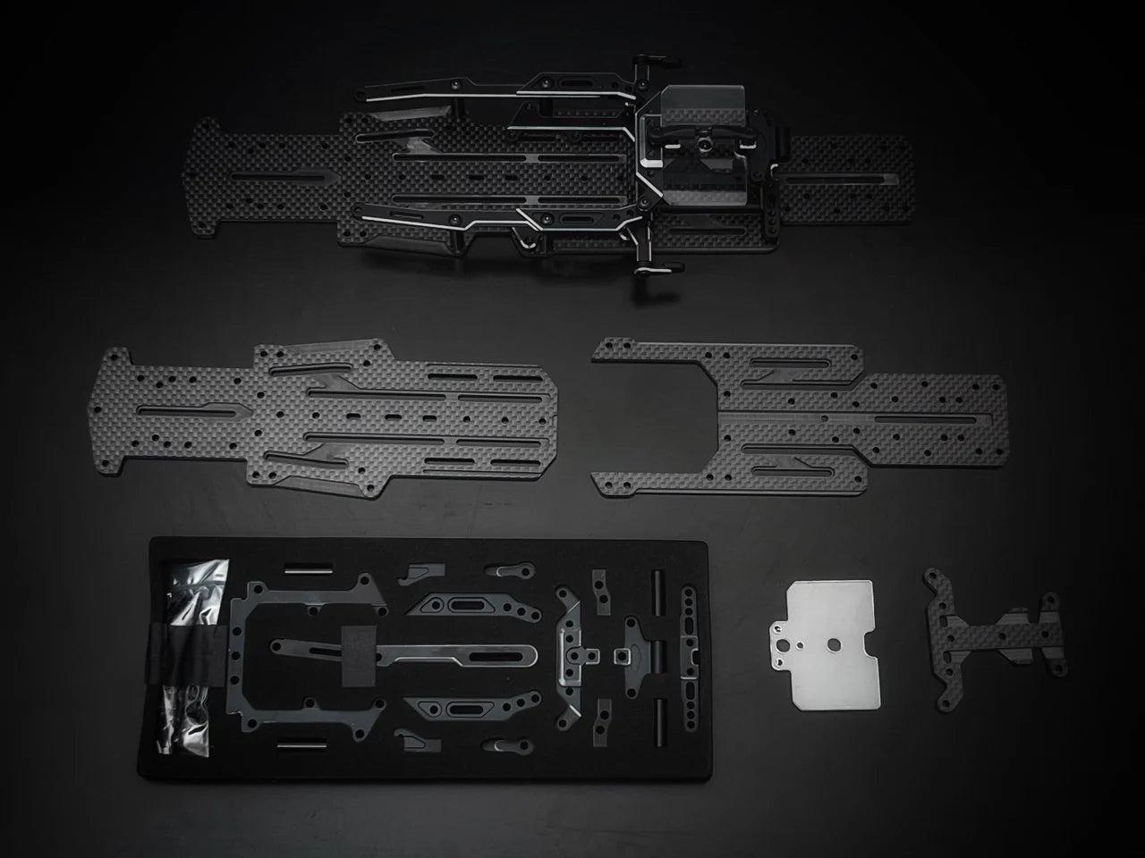 Team AD AD-X series RDX Adjustable Wheelbase Conversion Kit (DDSS) - RED [TEAM AD] AD-9020R