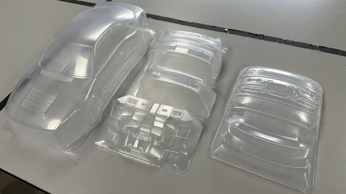 Addiction RC Nissan 180SX Silvia S13 DMAX Widebody Body Set (200mm - 204mm) 1-10 BODY AD-HB12